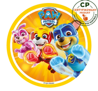 Opłatek na tort Psi Patrol