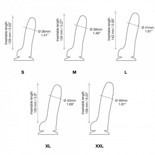 sliding skin realistic dildo black s na Arena.pl