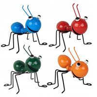 MRÓWKI OZDOBNE 4 SZT FIGURKI OZDOBA DO OGRODU KOLOROWE MRÓWKA ZESTAW MRÓWEK
