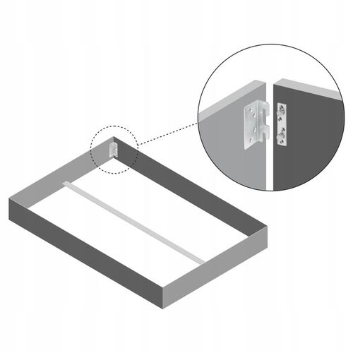 ŁĄCZNIK KĄTOWY DO ŁÓŻKA ZŁĄCZE MEBLOWE BLACHA KĄTOWNIK- 8 ELEMENTÓW+ na Arena.pl