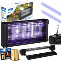 LAMPA OWADOBÓJCZA BARDZO SKUTECZNA 30W WABIK ŁAPKA KOMARY MUCHY ĆMY