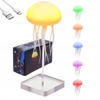 2X LAMPA MEDUZY Z MOŻLIWOŚCIĄ ŁADOWANIA, MACKA I INTERAKTYWNĄ KONTROLĄ DŹWI