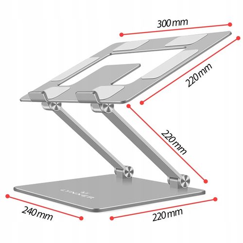 PODSTAWKA POD LAPTOPA / ERGONOMICZNY STOLIK POD LAPTOPA ZGODNY Z BHP LYNXER na Arena.pl