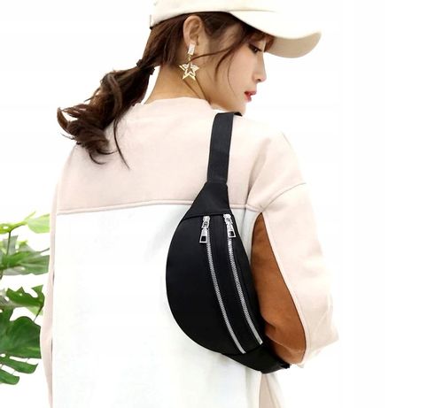 Wodoodporna Nerka Biodrówka saszetka na pas ramię  R44_Czarny na Arena.pl