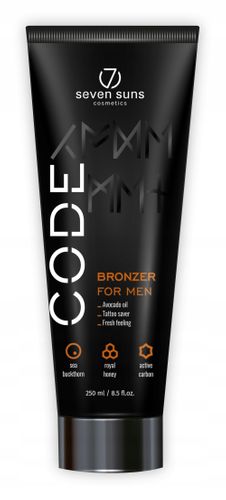 7 SUNS CODE BRONZER FOR MEN DLA MĘŻCZYZN 250 ml ! na Arena.pl