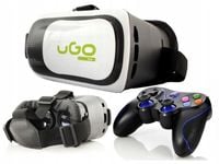 Bezprzewodowe Gogle VR +pad do grania mobilnego