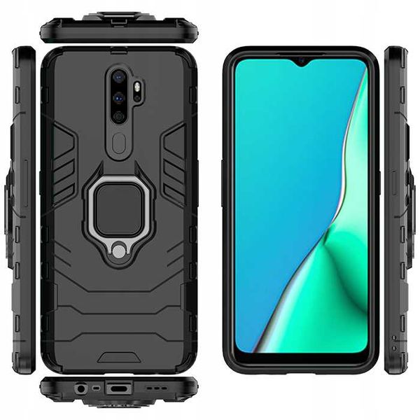 Spacecase X-Ring Oppo A5/A9 2020 Czarny zdjęcie 3
