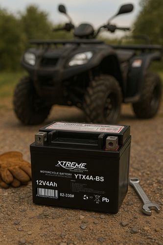 AKUMULATOR MOTOCYKLOWY XTREME 12V 4Ah BEZOBSŁUGOWY SKUTER MOTOR QUAD ATV na Arena.pl