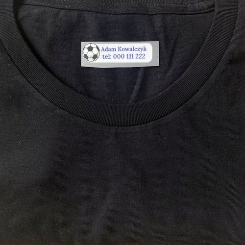 Naprasowanki Metki imienne dla SENIORÓW Imienniki na ubrania Zestaw 60 na Arena.pl