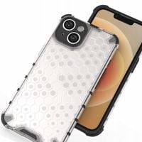 honeycomb etui iphone 14 plus pancerny hybrydowy pokrowiec przezroczyste