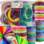 WKŁADY DO DŁUGOPISU 3D DLA DZIECI PLA FILAMENT 3D PEN 300 M 60x5m ZESTAW