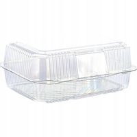 Pojemniki plastikowe na ciasto opakowanie cukiernicze 206x156x83 - 50 szt.