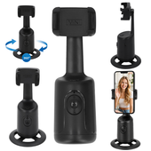 Obrotowy statyw do telefonu stabilizator 360° śledzenie twarzy auto face