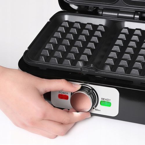 GOFROWNICA IDEAL 2DUŻE CHRUPIĄCE GOFRY MOCNA 2000W NIEPRZYWIERAJĄCA na Arena.pl