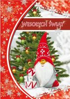 karnet wesołych świąt