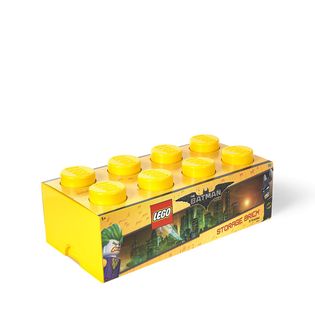Pojemnik w kształcie klocka LEGO 8 - żółty