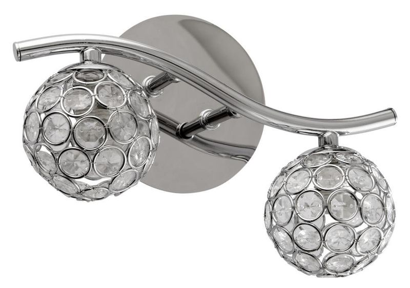 Starlet kinkiet 2x40W G9 chrom/transparent zdjęcie 1