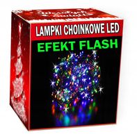 LAMPKI CHOINKOWE 300 LED FLASH 22 METRÓW BŁYSK