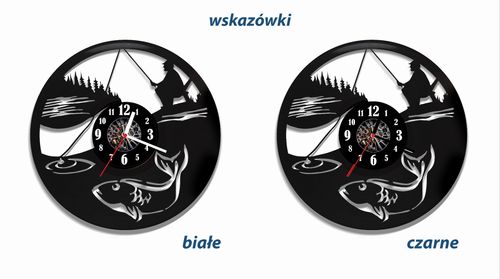 Zegar ścienny z płyty winylowej Rybak 93.2 na Arena.pl
