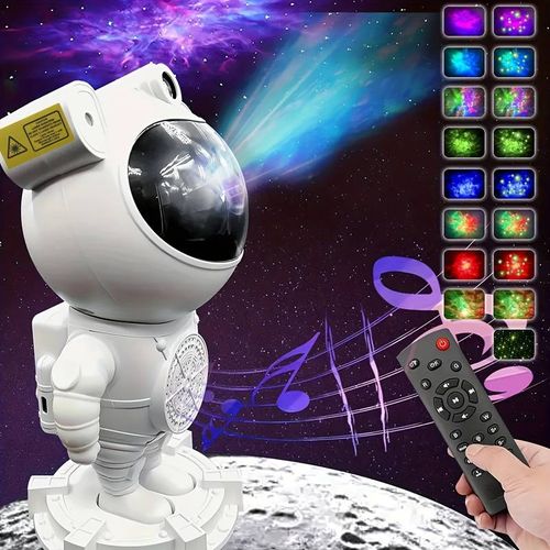projektor lampka nocna astronauta + głośnik na Arena.pl