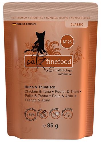 Catz Finefood Classic N.25 Kurczak I Tuńczyk Saszetka 85G na Arena.pl
