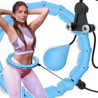 HULA HOP ODCHUDZAJĄCE Z OBCIĄZENIEM OBCIĄŻNIKIEM SMART Z WYPUSTKAMI HULAHOP