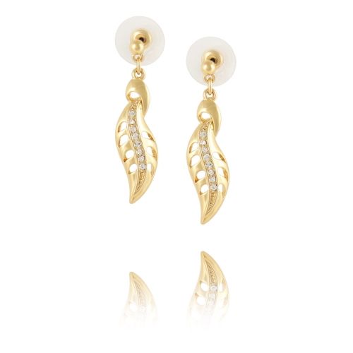 kolczyki ażurowy listek z kolekcji mon paris (p23/lat/10au) na Arena.pl