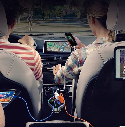 TRANSMITER FM BLUETOOTH SZYBKA ŁADOWARKA DO AUTA na Arena.pl