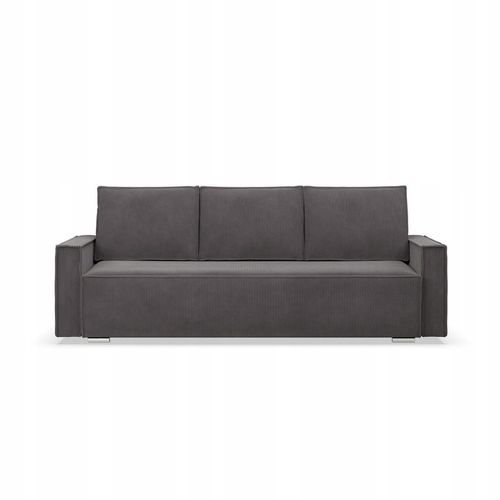 Kanapa 3 os. Duża Sofa Rozkładana z Funkcją Spania Bonell NOTO Szara na Arena.pl