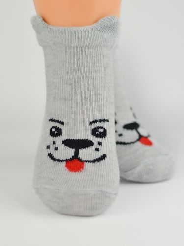 SKARPETY Z BUŹKAMI SB019 6-12 m wzór - dziewczynka na Arena.pl