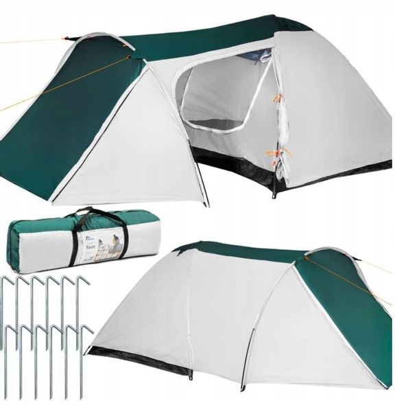 NAMIOT TURYSTYCZNY KEMPINGOWY DUŻY 4-OSOBOWY IGLO 180x310 cm zdjęcie 1