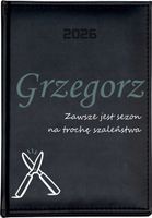 KALENDARZ A5 2026 DZIENNY terminarz z nadrukiem TWOIM NAPISEM IMIENIEM