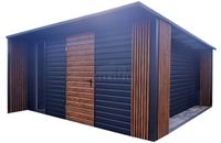 Schowek domek ogrodowy 4x4 drzwi okno dekor z lameli TS1185