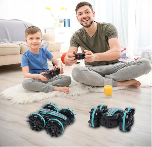 SAMOCHÓD ZDALNIE STEROWANY RC GESTAMI AMFIBIA 2 PILOTY 4x4 360° PŁYWAJĄCY na Arena.pl