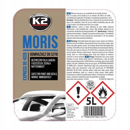 Odmrażacz Do Szyb K2 Moris 5L na Arena.pl