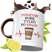 Kubek Bordowy Dla Kosmetyczki Na Urodziny Prezent Z Nadrukiem Ze Zdjęciem