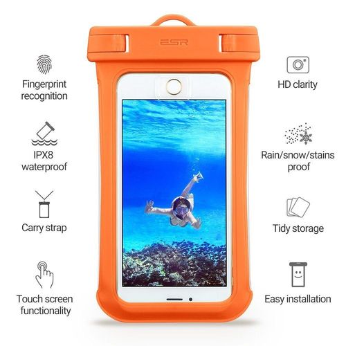 ESR UNIVERSAL WATERPROOF CASE ORANGE na Arena.pl