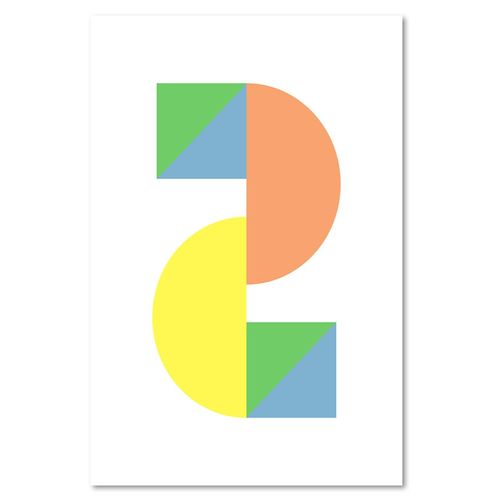 Deco Panel, Kolorowe figury geometryczne 40x60 na Arena.pl