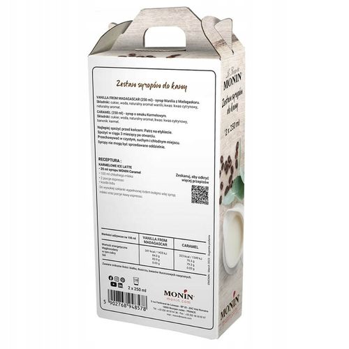 Syrop do kawy Monin zestaw mix smaków 250ml Wanilia i Karmel na Arena.pl