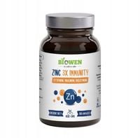 Cynk Zinc 3x Immunity Biowen 100 kapsułek