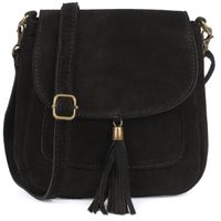 Torebka skórzana Damska Zamszowa Listonoszka retro X40