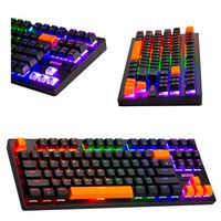 Klawiatura Mechaniczna Krone 87 RGB Gaming anty-ghosting KG901c