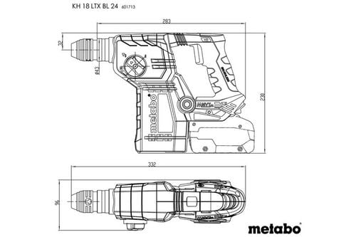 młot udarowy obrotowy akumulatorowy kh 18 ltx bl 24 - me 601713840 na Arena.pl