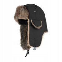 Czapka Damska Męska Uszatka Pilotka Bardzo Ciepła Zimę Zimowa Futro