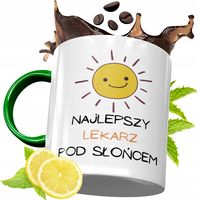 Kubek Zielony Dla Doktora Doktorki Na Prezent Z Nadrukiem Ze Zdjęciem