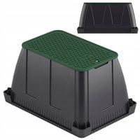 SOLIDNA SKRZYNKA STUDZIENKA ZAWOROWA STANDARD PROSTOKĄTNA ZIELONA POKRYWA