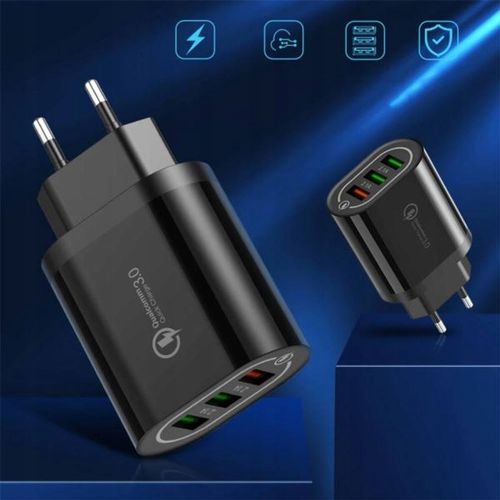 SZYBKA Ładowarka sieciowa QC 3.0 3xUSB Kostka Szybkie Ładowanie Mocna na Arena.pl