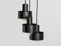 Lampa wisząca FAY 3 KOŁO – czarny