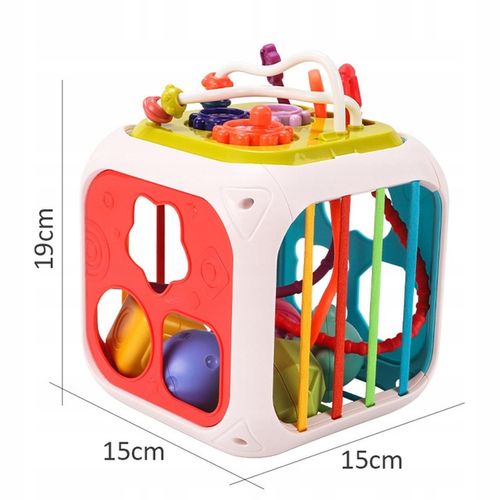 Kostka edukacyjna cymbałki kształty sorter 7w1 na Arena.pl