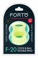 forto f-20 balls stretcher medium glow silikonowy rozciągliwy pierścień